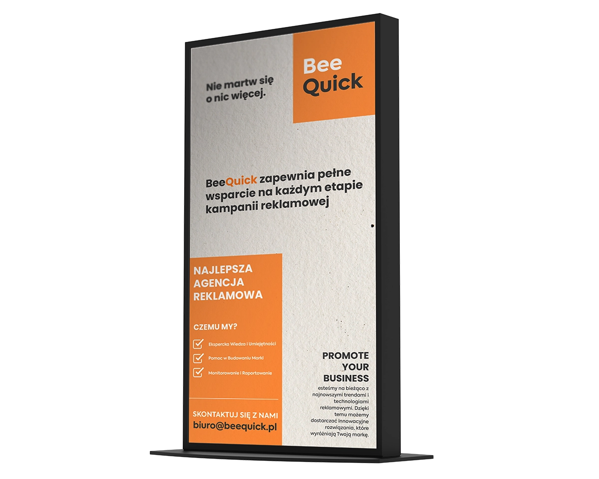 plakaty agencji reklamowej beequick płock